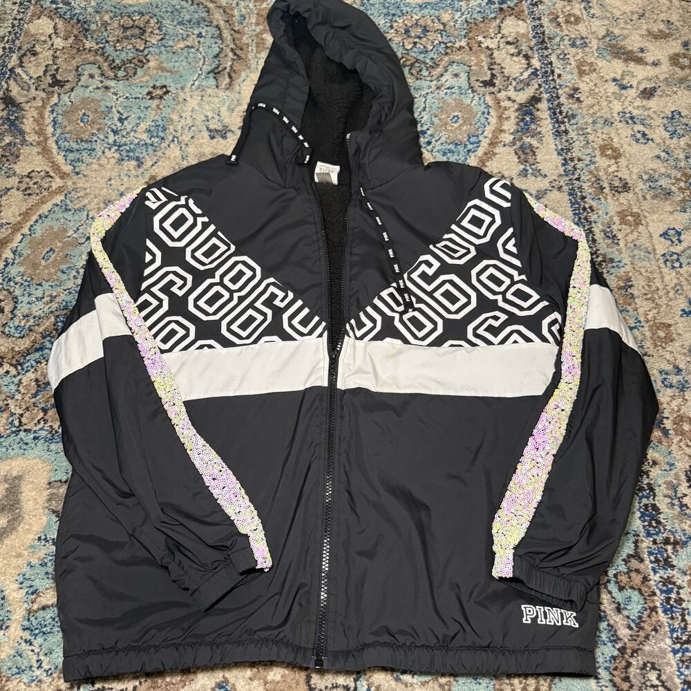Vs Pink 86 bling windbreaker